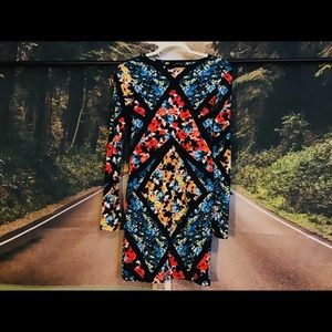 Topshop UK Geometric Dress